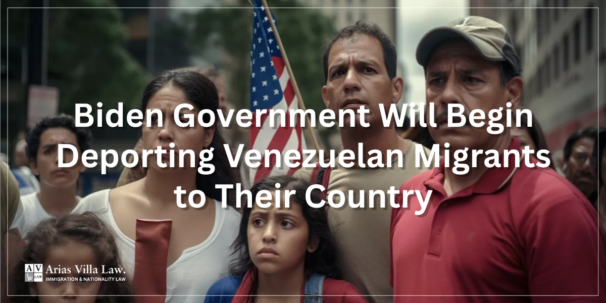Biden Government Will Begin Deporting Venezuelan Migrants to Their Country