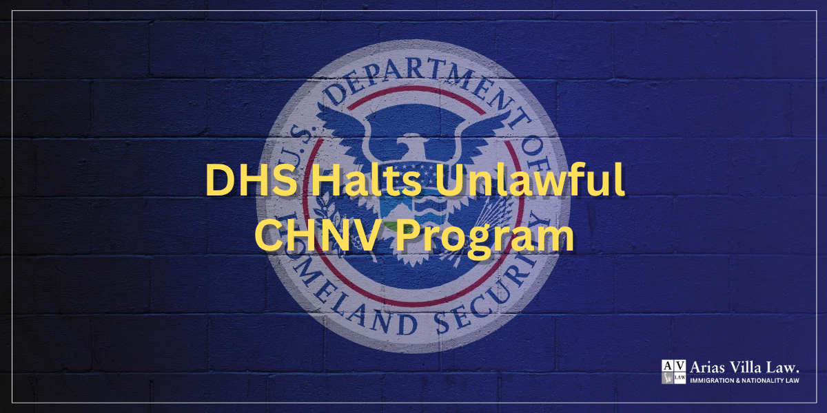 DHS Halts Unlawful CHNV Program