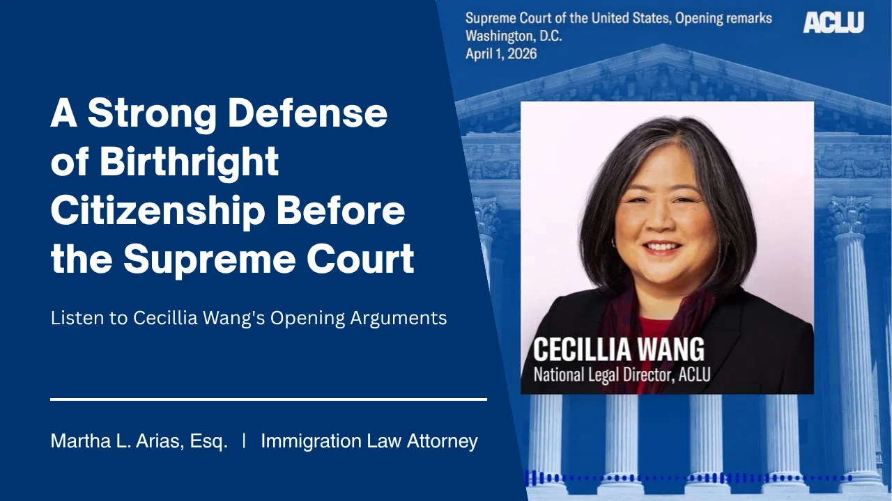 Defense of Birthright Citizenship Before the Supreme Court