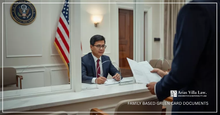 Family based green card documents
