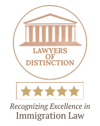 Immigration Law Attorney Martha Arias - LAWYERS OF DISTINCTION Excellence in immigration law Award