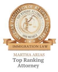 Immigration Law Attorney Martha Arias - AILA Top Ranking Attorney Award