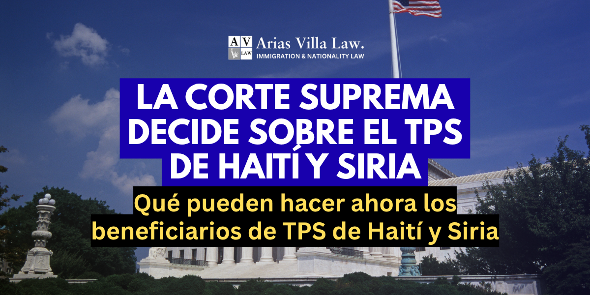 Supreme Court TPS decision for Haitian and Syrian TPS holders with birthright citizenship ruling watch