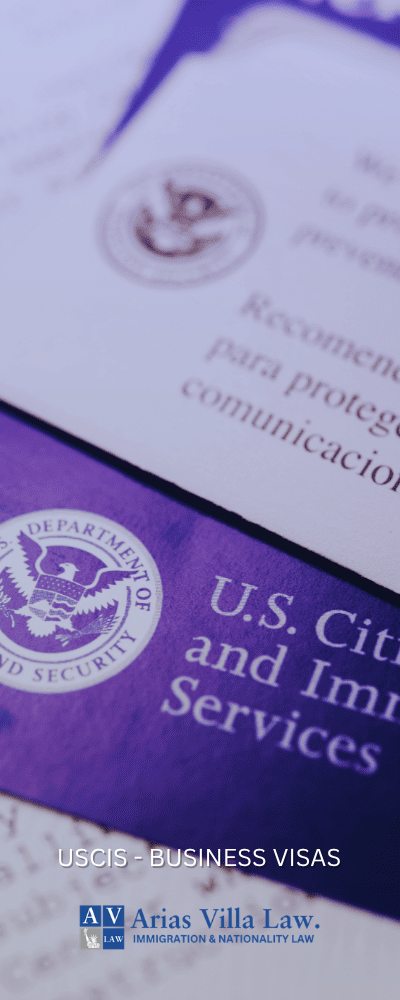 MARTHA ARIAS - USCIS - BUSINESS VISAS