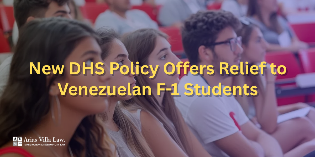 New DHS Policy Offers Relief to Venezuelan F-1 Students